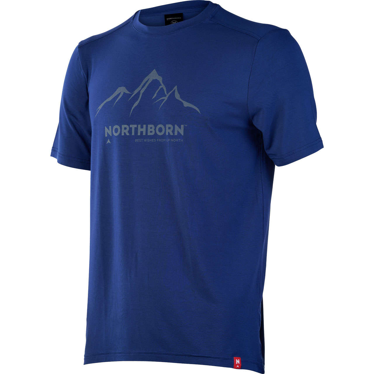 Blå NORTHBORN® T-skjorte i bambuviskose